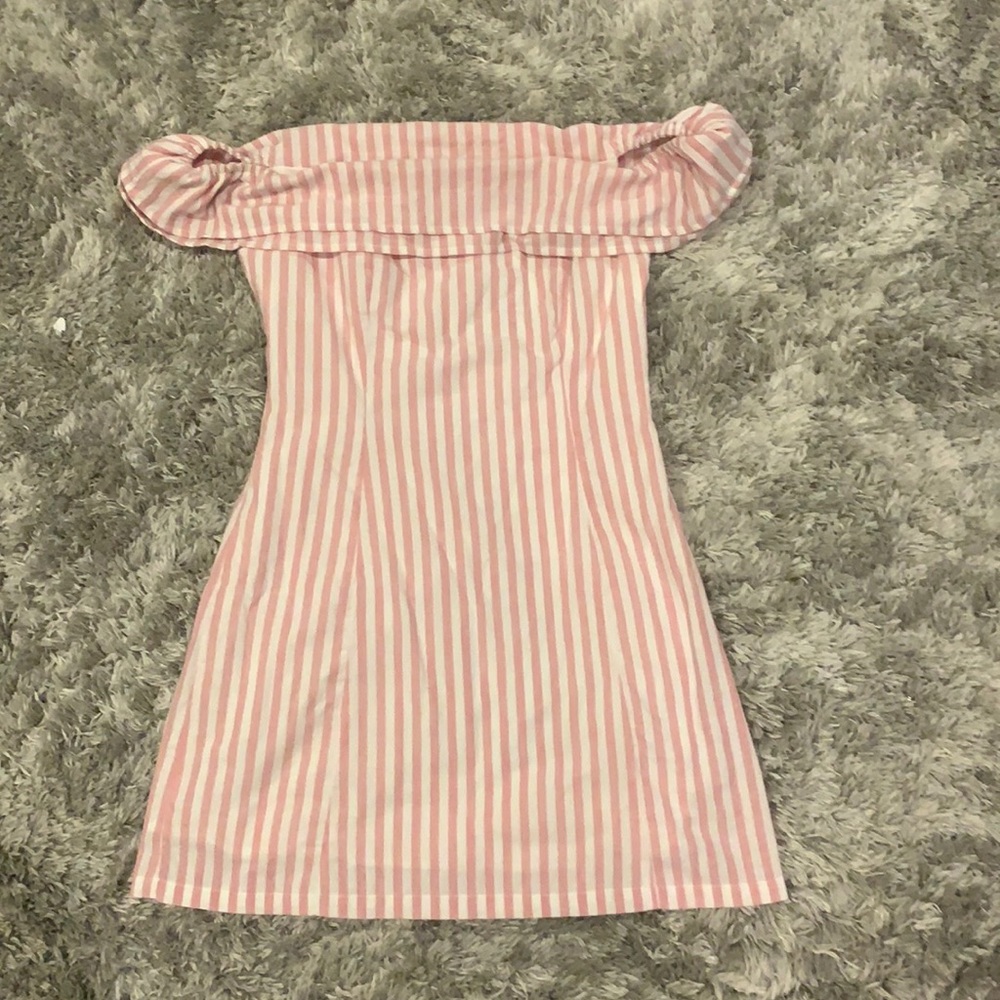 Lulus off the shoulder dress.